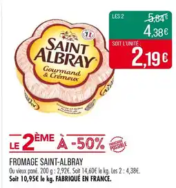 Match Saint Albray Fromage Saint-Albray offre