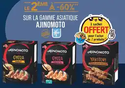 Match AJINOMOTO Le 2ème à -60% sur la gamme asiatique AJINOMOTO offre