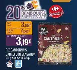 Match Carrefour Sensation Riz cantonais offre