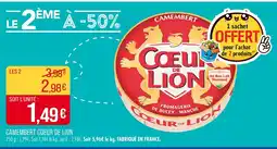 Match COEUR DE LION Camembert offre