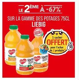Match LIEBIG LE 2ÈME À -67% SUR LA GAMME DES POTAGES 75CL LIEBIG offre