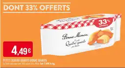 Match BONNE MAMAN Petits quatre-quarts offre