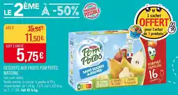 Match MATERNE Desserts aux fruits pom'potes offre