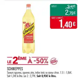 Match SCHWEPPES offre