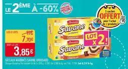 Match BROSSARD Gâteaux marbrés savane offre