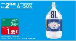 Match CRISTALINE EAU DE SOURCE offre