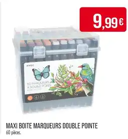 Match Avec Maxi boîte marqueurs double pointe offre