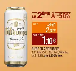 Match Bitburger Bière Pils Bitburger offre