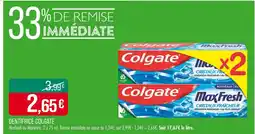 Match COLGATE Dentifrice offre
