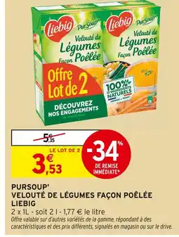 Intermarché LIEBIG Velouté de légumes façon poêlée offre