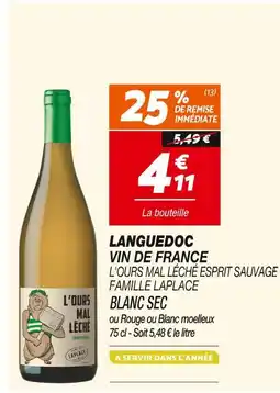 Netto Famille Laplace L’Ours Mal Léché esprit Sauvage offre