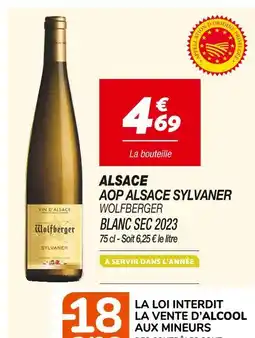 Netto WOLFBERGER AOP alsace sylvaner offre