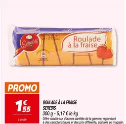 Netto Serebis Roulade à la fraise offre