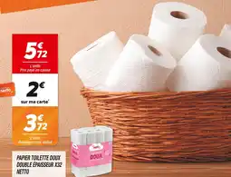 Netto Netto Papier toilette doux souble épaisseur X32 offre