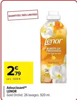 Carrefour Drive Lenor - adoucissant offre