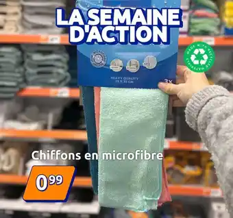 Action Chiffons en microfibre offre