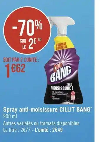 Cillit bang spray anti-moisissure*