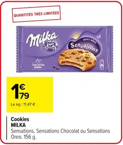 Carrefour Market MILKA Cookies offre