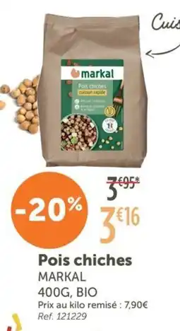 L'Eau Vive MARKAL Pois chiches offre