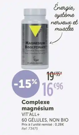 L'Eau Vive VIT'ALL+ Complexe magnésium offre