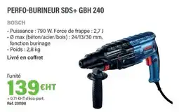 Quéguiner BOSCH Perfo-burineur sds+ gbh 240 offre