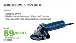 Quéguiner BOSCH Meuleuse gws 9-125 s 900 w offre