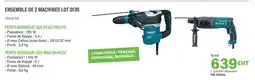 Quéguiner MAKITA Ensemble de 2 machines lot 0130 offre