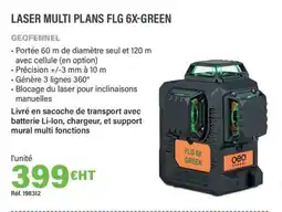 Quéguiner GEOFENNEL Laser multi plans flg 6x-green offre