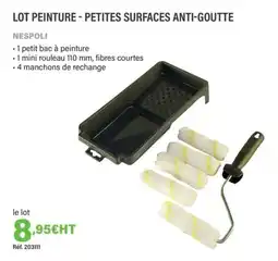 Quéguiner NESPOLI Lot peinture - petites surfaces anti-goutte offre