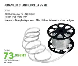 Quéguiner CEBA Ruban led chantier ceba offre
