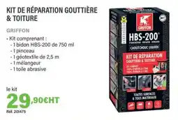 Quéguiner GRIFFON Kit de réparation gouttière & toiture offre