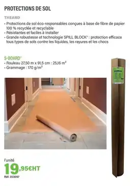 Quéguiner THEARD Protections de sol offre