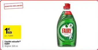 Carrefour FAIRY Liquide vaisselle offre