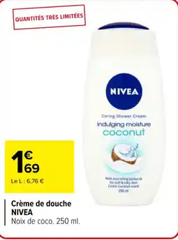 Carrefour NIVEA Crème de douche offre