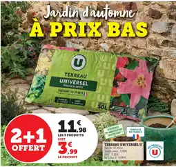 Super U U Terreau universel offre