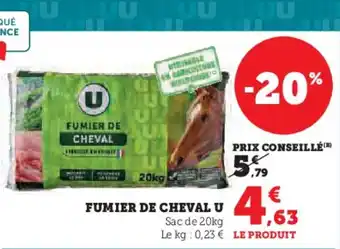 Super U U Fumier de cheval offre