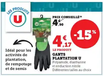Super U U Gants plantation offre