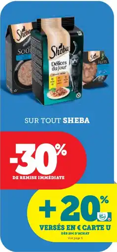 Super U SHEBA Sur tout offre