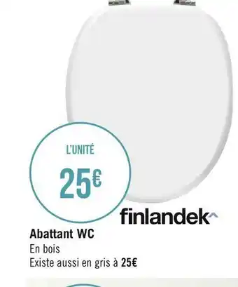 Géant Casino Abattant wc offre