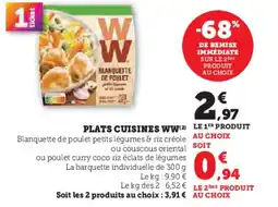 Super U WW Plats cuisines offre