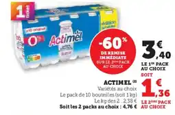 Super U ACTIMEL offre