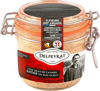 Match Delpeyrat foie gras de canard entier du sud-ouest offre