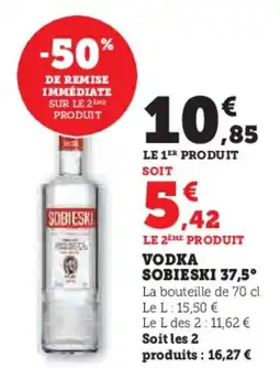 Super U SOBIESKI 37,5° Vodka offre