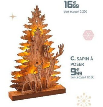 Gifi Sapin à poser offre