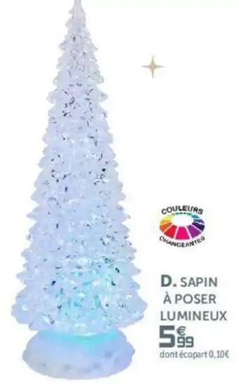 Gifi Sapin à poser lumineux offre