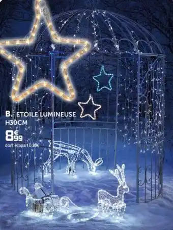 Gifi Etoile lumineuse offre
