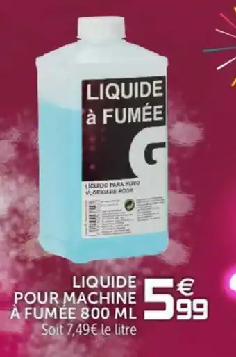 Gifi Liquide pour machine à fumée 800 ML offre
