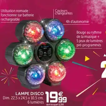 Gifi Lampe disco offre
