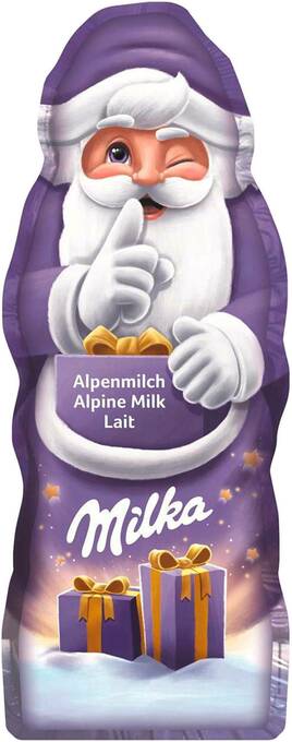 Match Milka père noël en chocolat offre