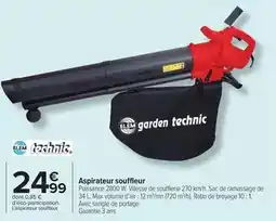 Carrefour Drive Technic - aspirateur souffleur offre